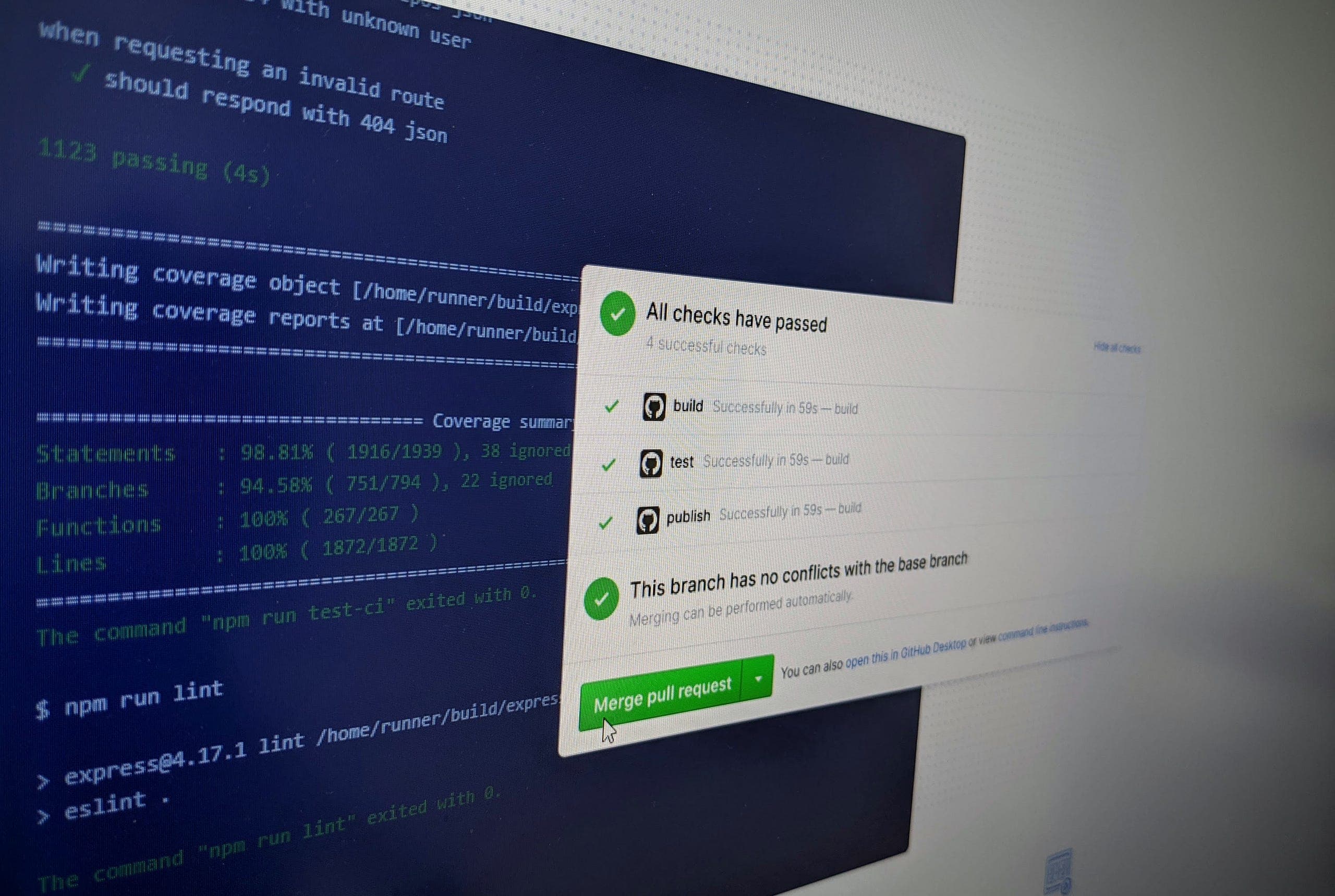 Use node.js tools on GitHub actions CI workflow